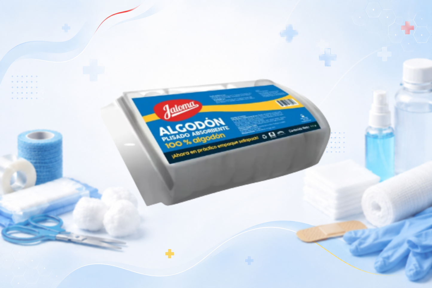 ALGODON ABSORBENTE PLISADO 300GR JALOMA
