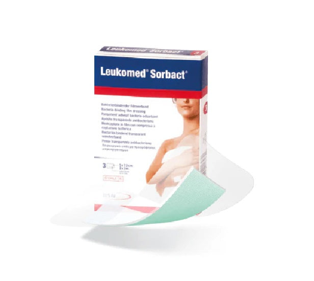 LEUKOMED SORBACT 5 CM x 7.2 CM C/20
