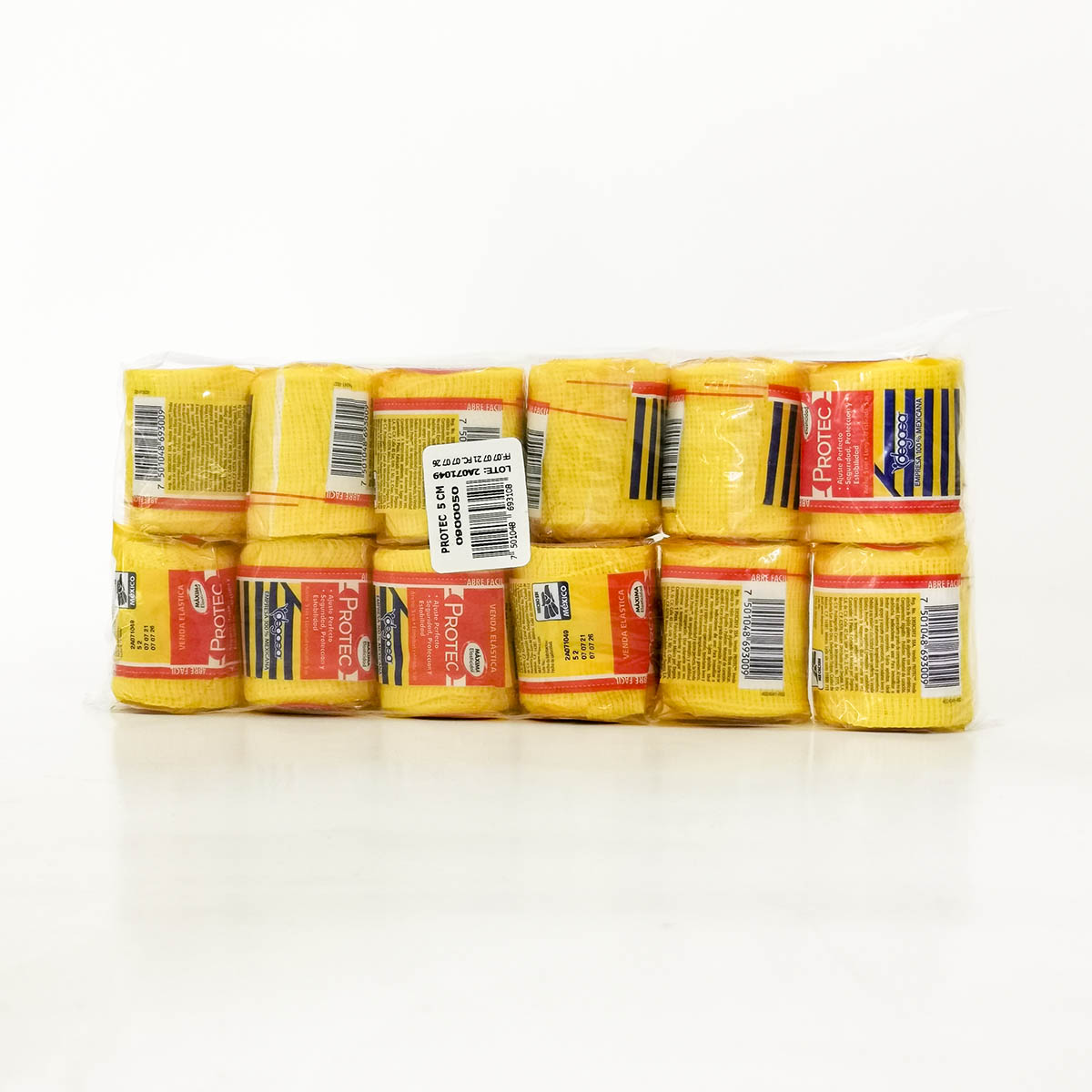 VENDA ELASTICA PROTEC 5 CM X 5 M BOLSA C/12