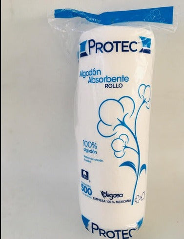 ALGODON ROLLO PROTEC BOLSA 500 GRAMOS