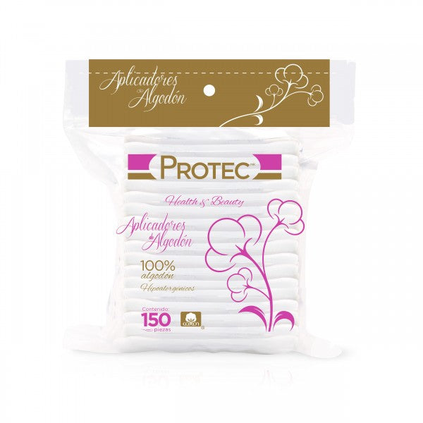 HISOPOS DE ALGODON LIMPIECITOS PROTEC BOLSA C/150
