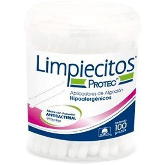 HISOPOS DE ALGODON LIMPIECITOS CON 100