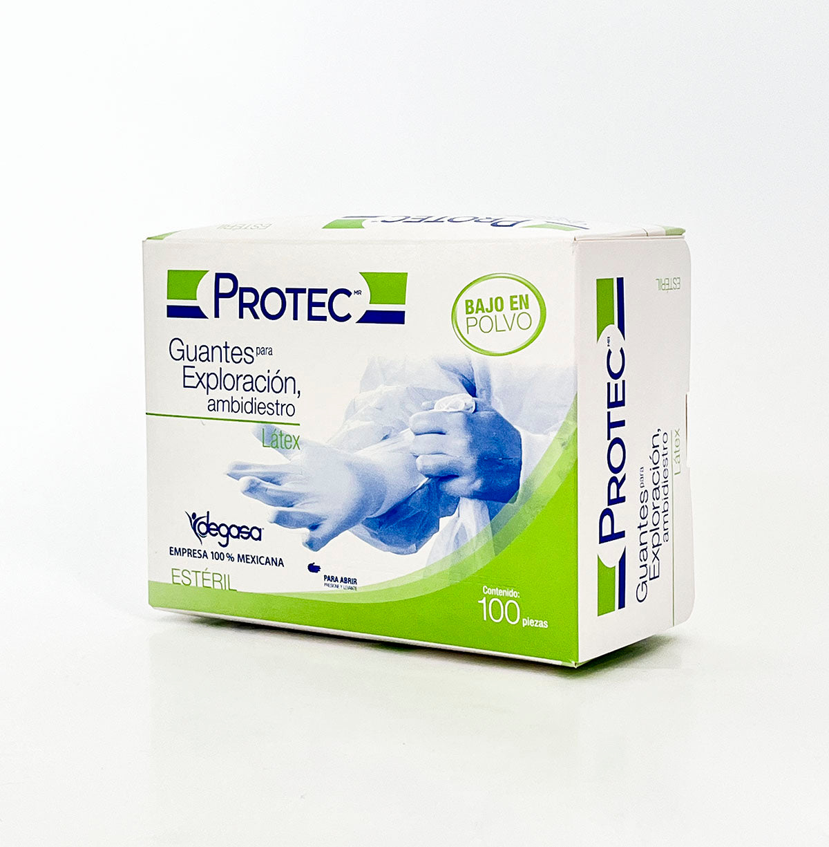 GUANTES EXPLORACIÓN ESTÉRIL PROTEC GRANDE