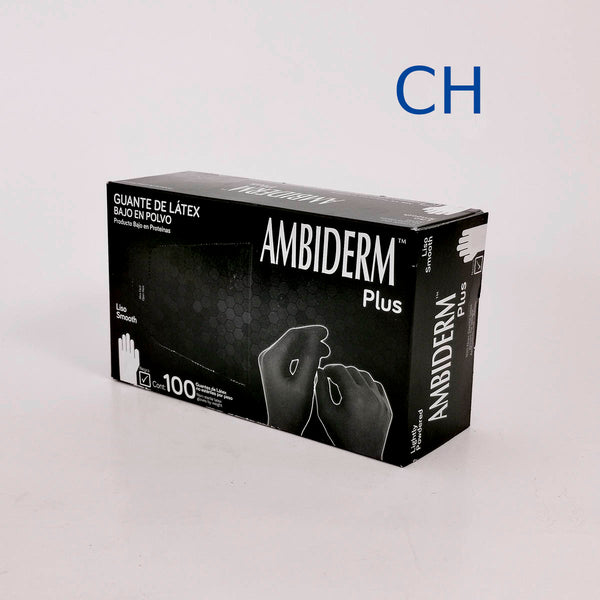 GUANTE NEGRO AMBIDERM CHICO CAJA CON 100