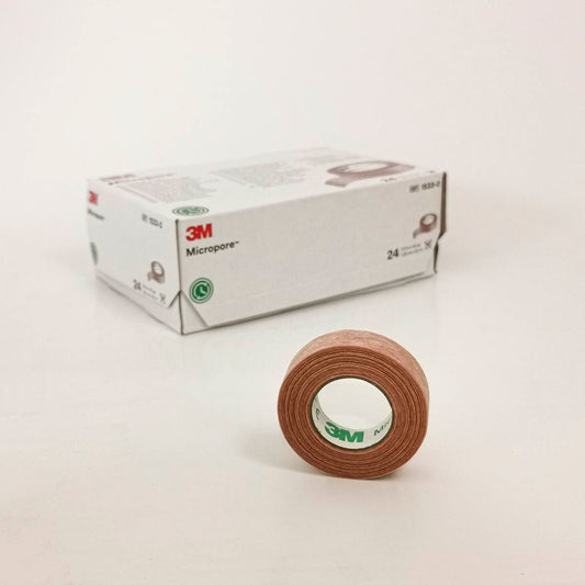CINTA MICROPORE COLOR PIEL 1/2"