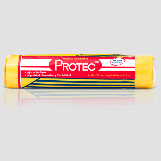 VENDA ELASTICA PROTEC 15 CM X 5 M BOLSA C/12