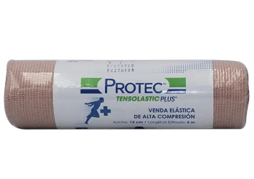 VENDA ELASTICA TENSOLASTIC PROTEC PLUS 15 CM X 5 M PZA